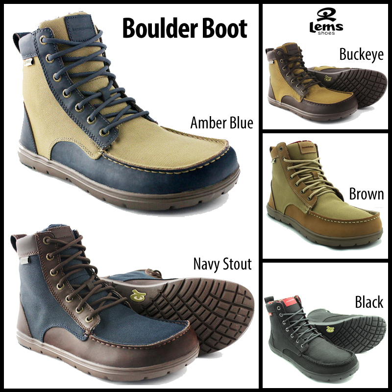 Best selling LEMS Boulder Boot now available in Amber Blue Quick