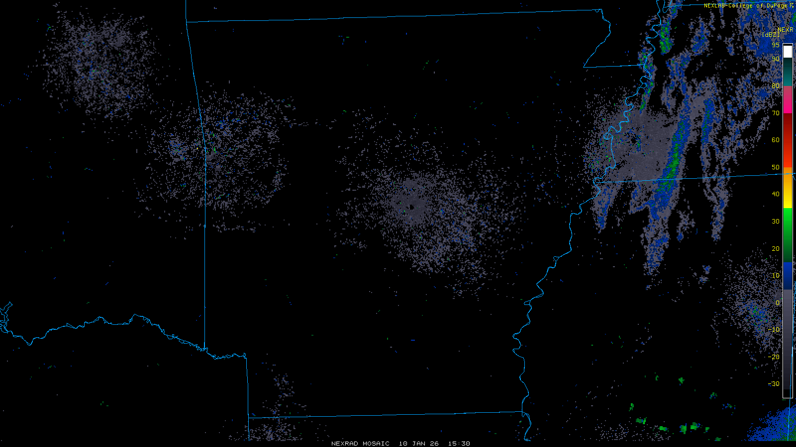 COD Satellite and Radar