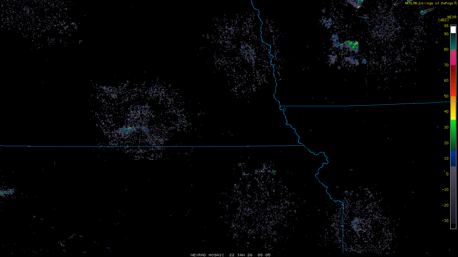 COD Satellite and Radar