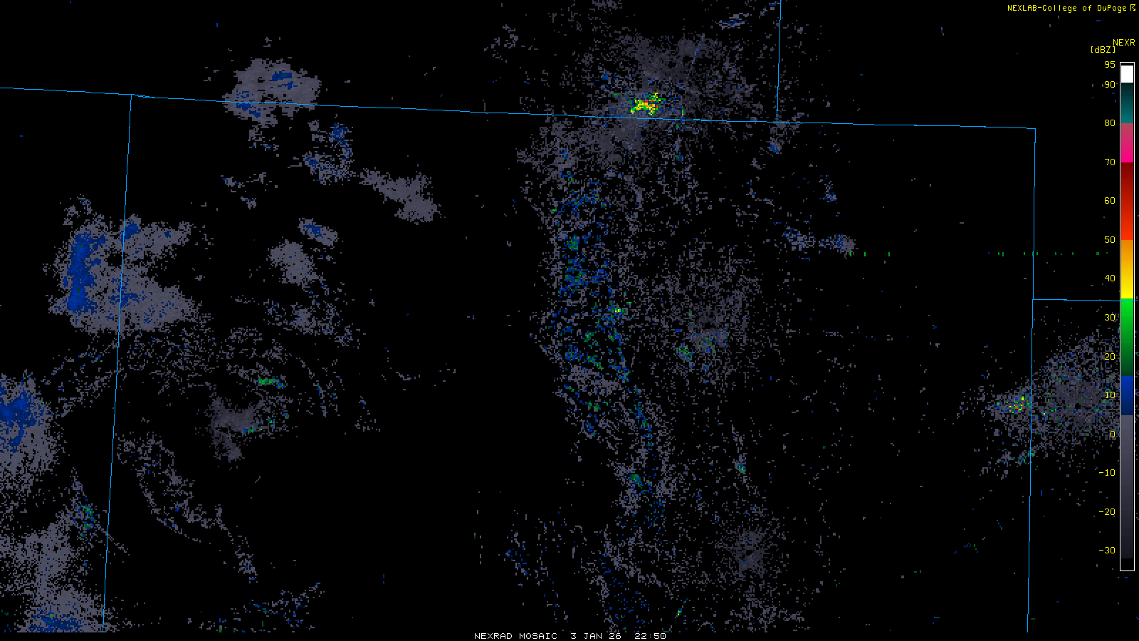 COD Satellite and Radar