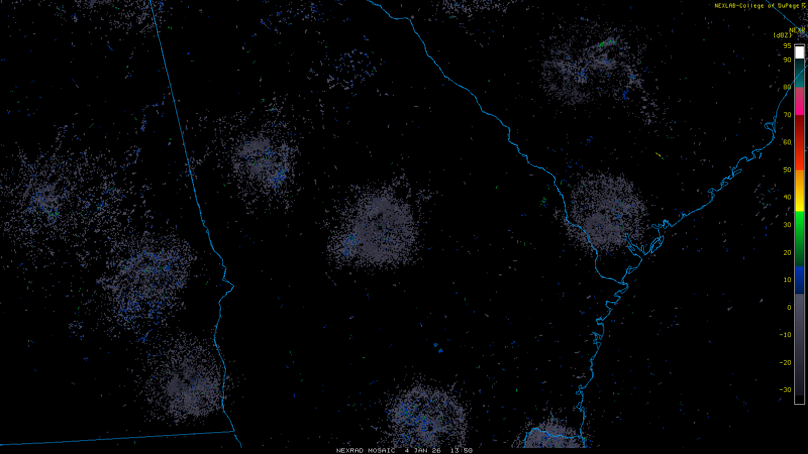 COD Satellite and Radar