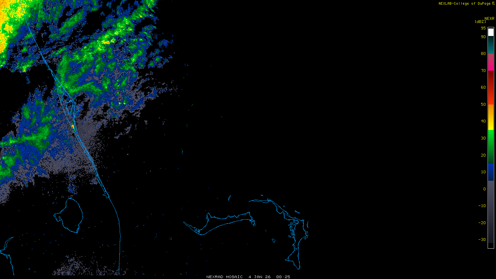 COD Satellite and Radar