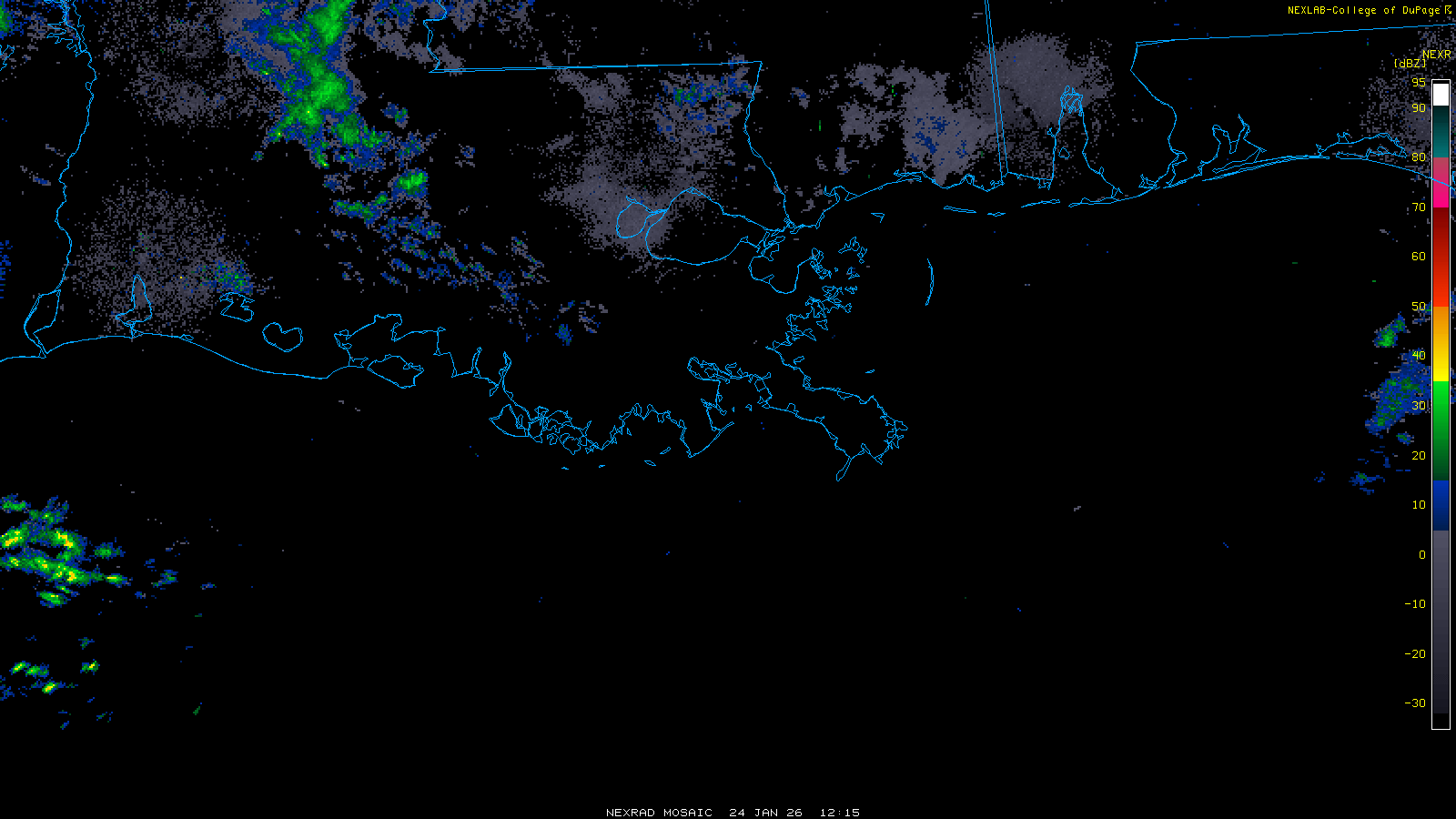 COD Satellite and Radar