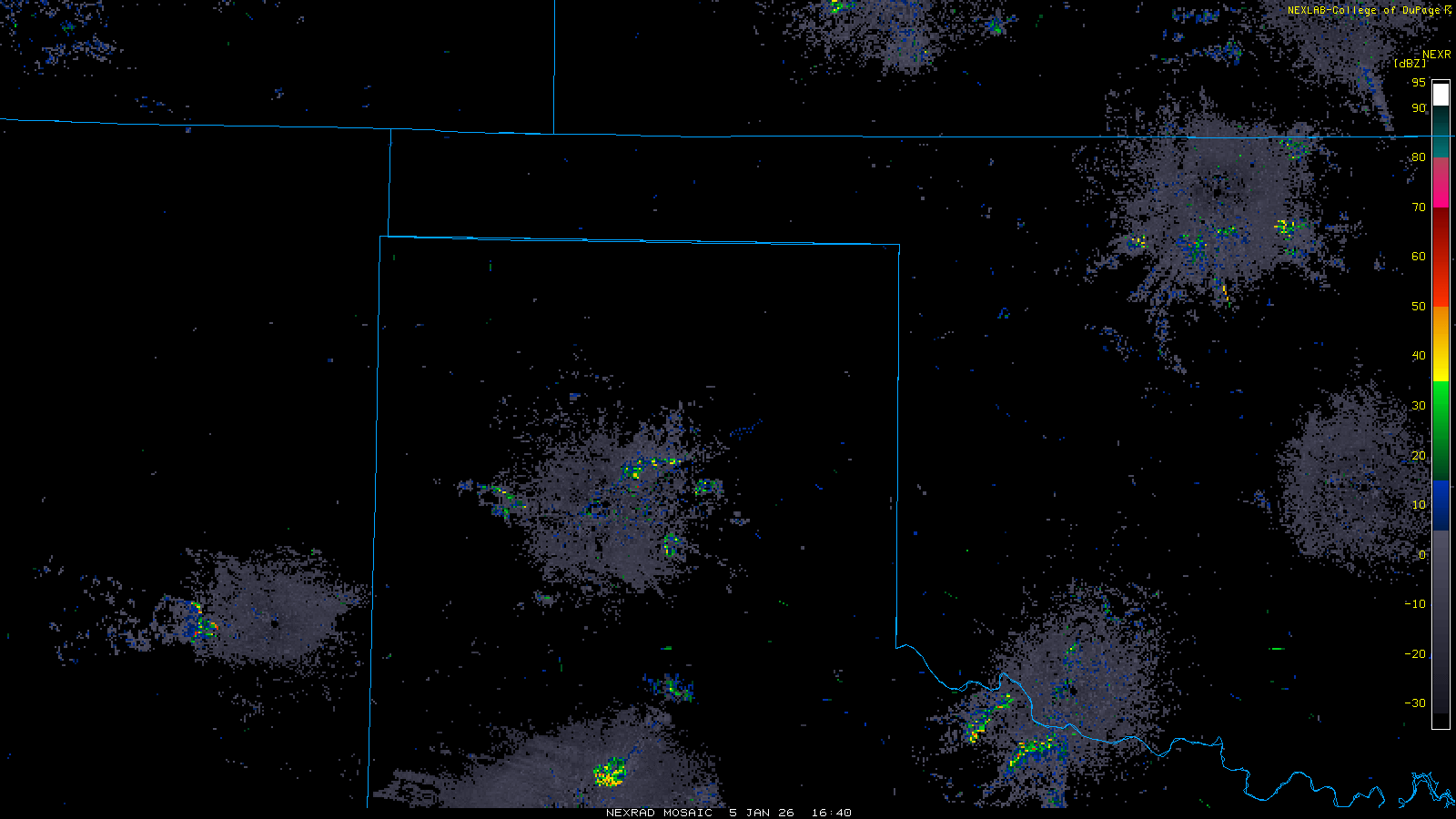 COD Satellite and Radar
