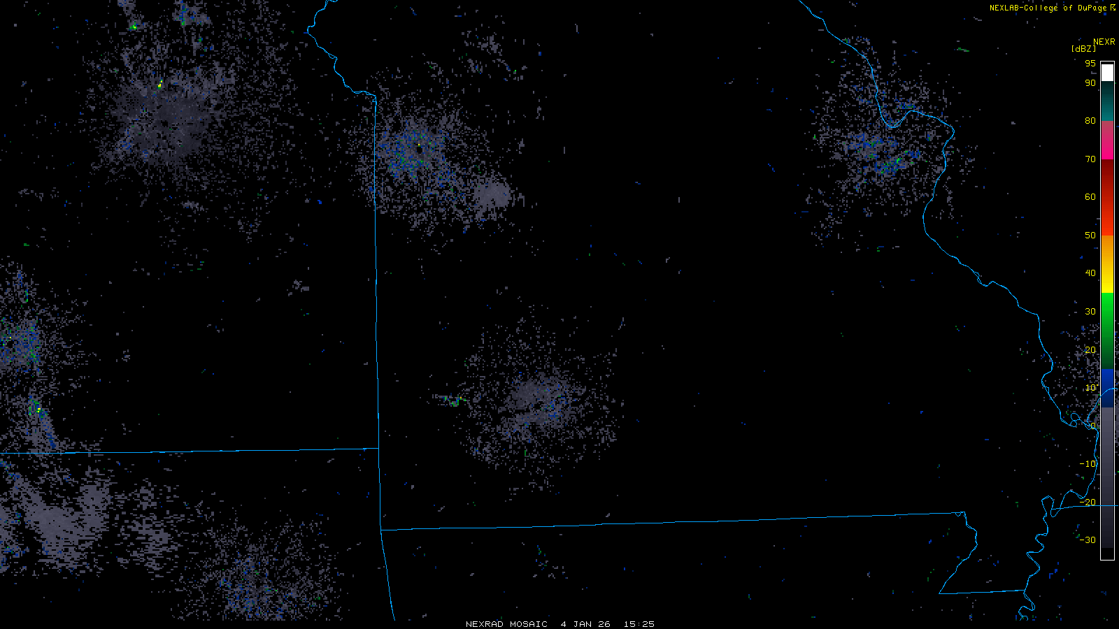 COD Satellite and Radar