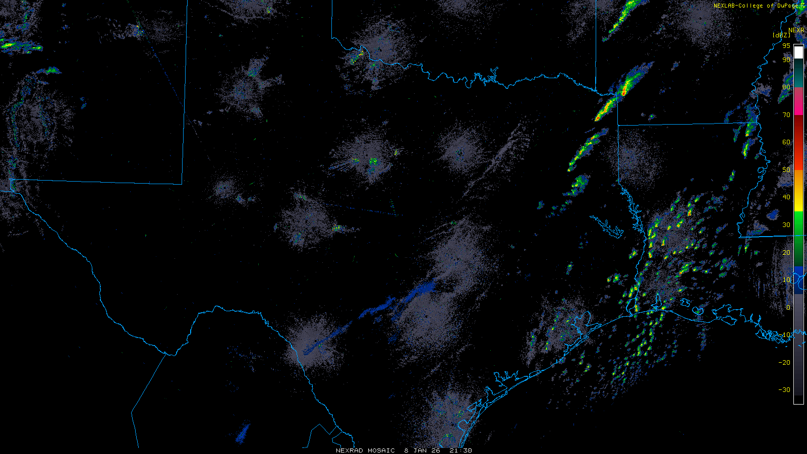 COD Satellite and Radar