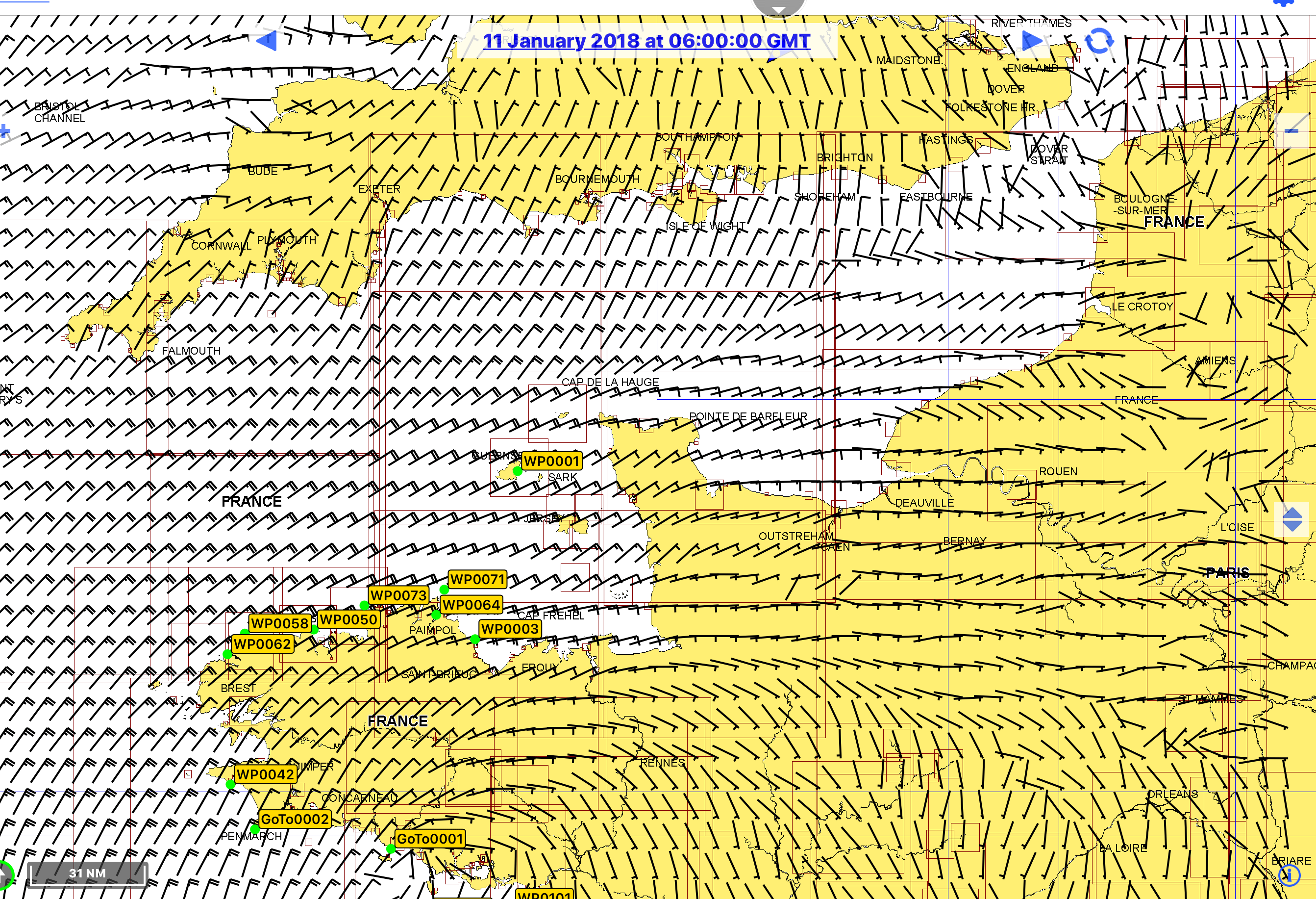 GRIB Files on a Tablet FranksWeather The Weather Window