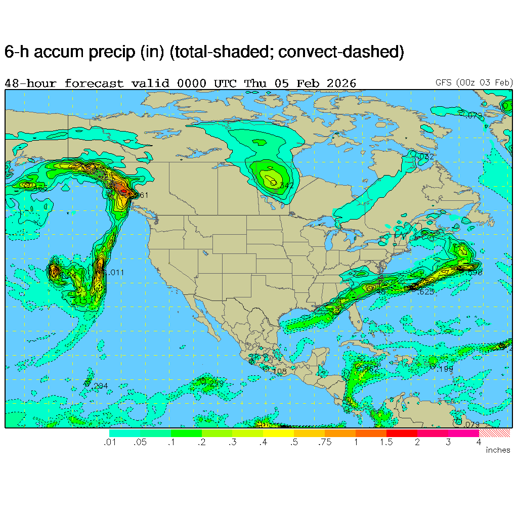 NCARRAL weather, NWP model images