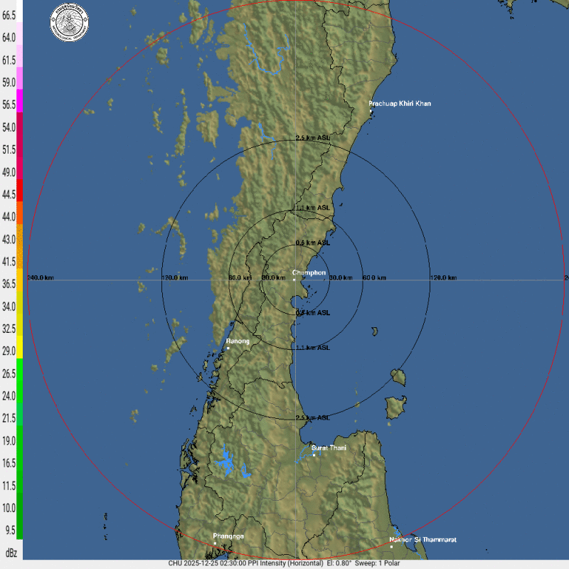 Chumphon Weather Radar