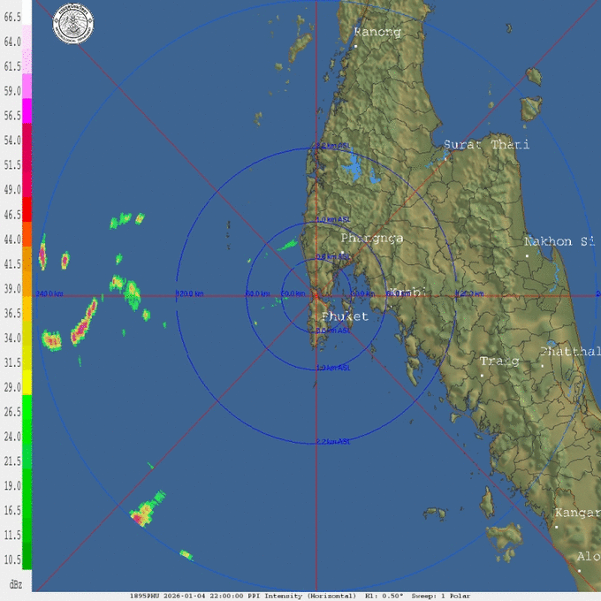 Phuket Weather Radar (Rain Radar)
