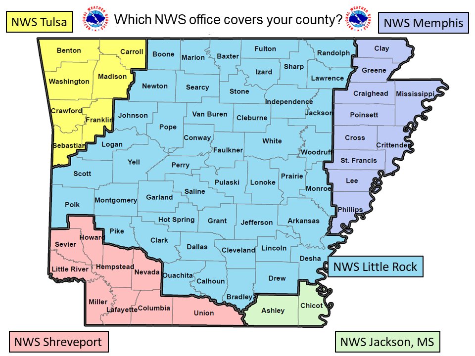 The Central Arkansas Storm Spotter's Interactive