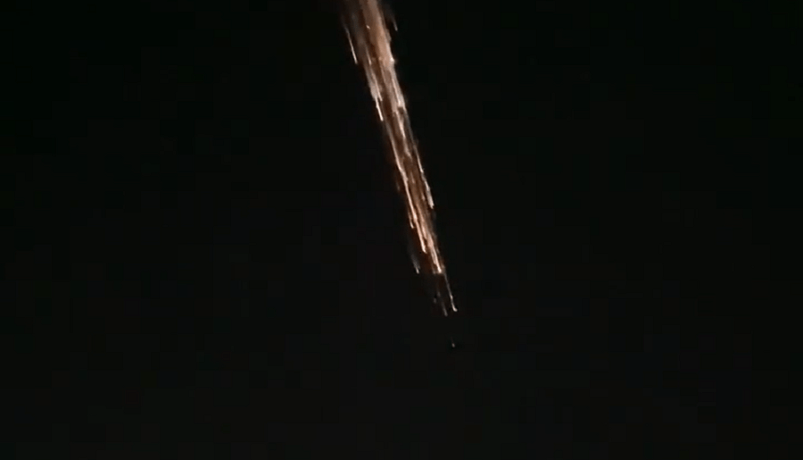 SpaceX Rocket Debris Lights Up Seattle Sky