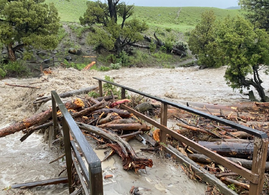 Severe Rain Storm Destroys Parts of Yellowstone National Park, Forcing