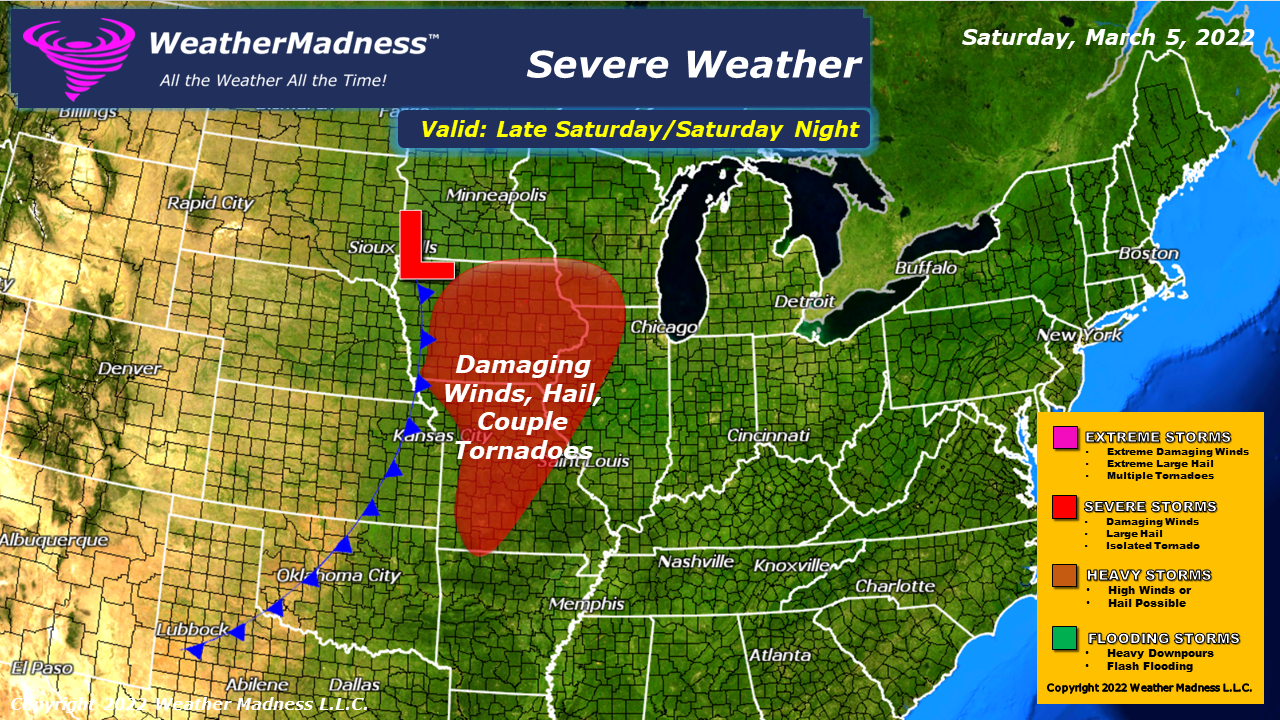 Weather Madness Saturday Update A Line of Severe Storms in Iowa
