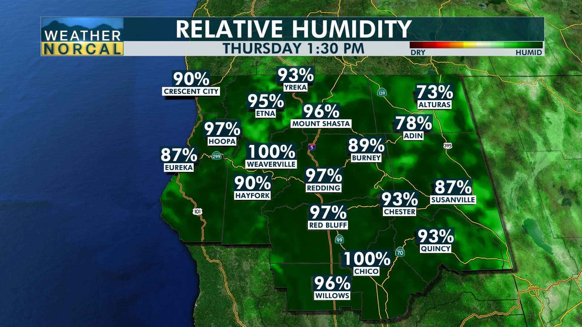 Weather Maps Weather NorCal