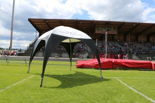 Custom Canopy Perfect for sporting events!