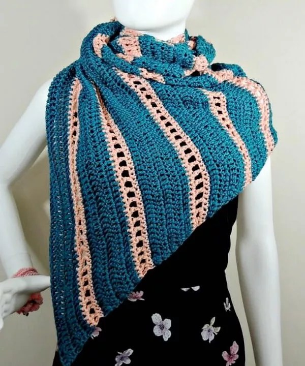 Bob free crochet wrap pattern » Weave Crochet