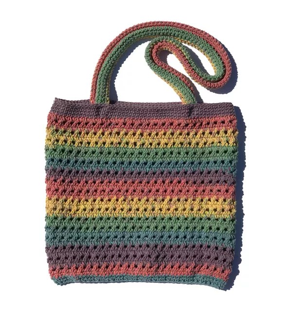 Easy Rainbow Crochet Bag Pattern » Weave Crochet