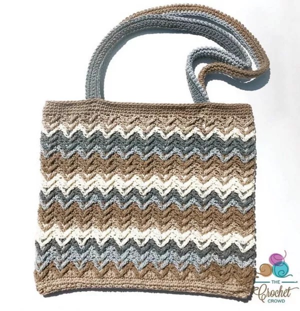 Zig Zag Bag Free Crochet Pattern » Weave Crochet