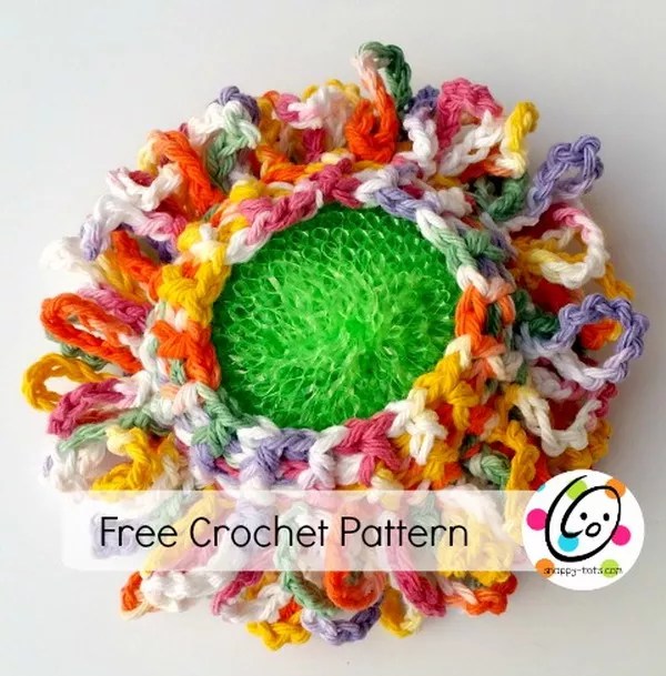 Crochet Fish Scrubbie Washcloth Pattern » Weave Crochet