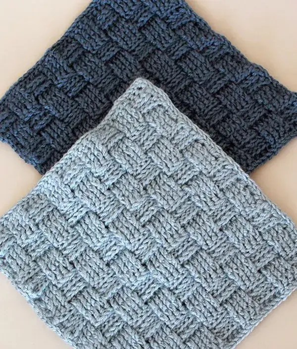 Afghan Sampler, Square 2 Basket Weave » Weave Crochet