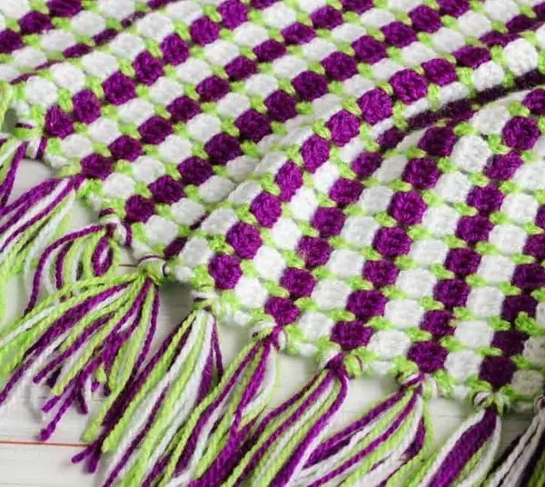 Grapevine Lap Afghan » Weave Crochet