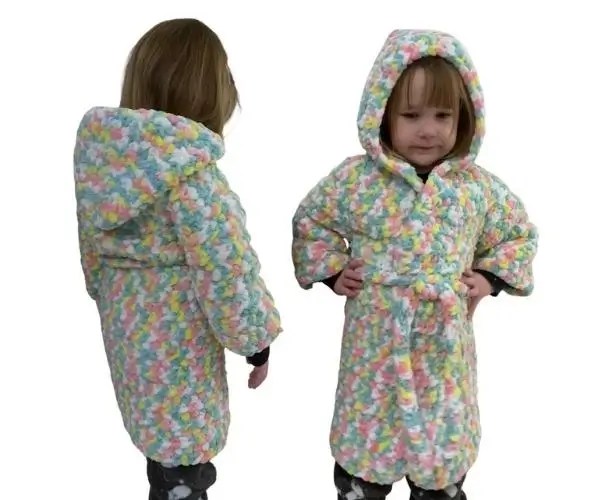 Cuddly Kids Bath Robe » Weave Crochet