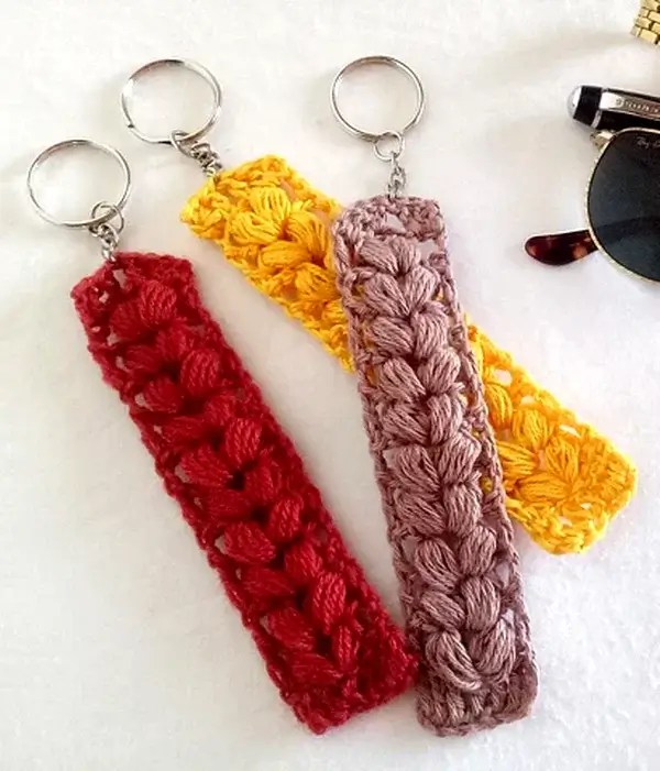 Chain Of Hearts Keyring Crochet Pattern » Weave Crochet