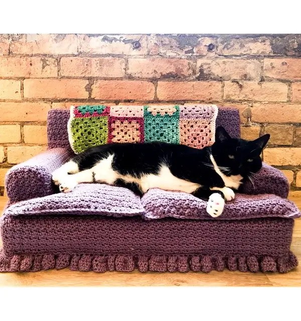 Crochet Cat Couch » Weave Crochet