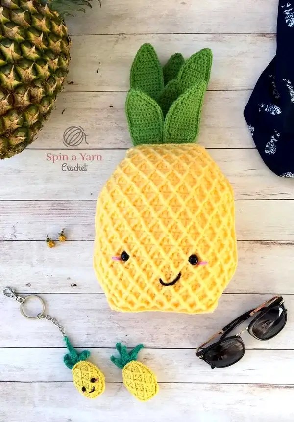 Pineapple amigurumi crochet pattern free » Weave Crochet
