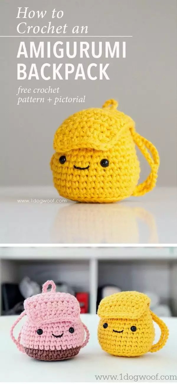 Amigurumi Backpack Free Crochet Pattern » Weave Crochet