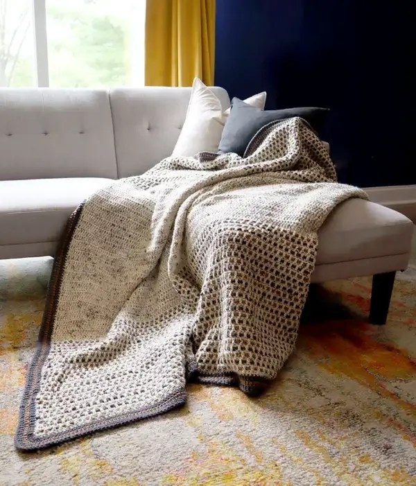 Beginner Crochet Campfire Blanket Pattern » Weave Crochet