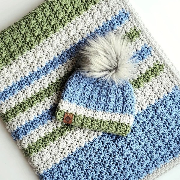 Dylan Baby Boy Blanket » Weave Crochet