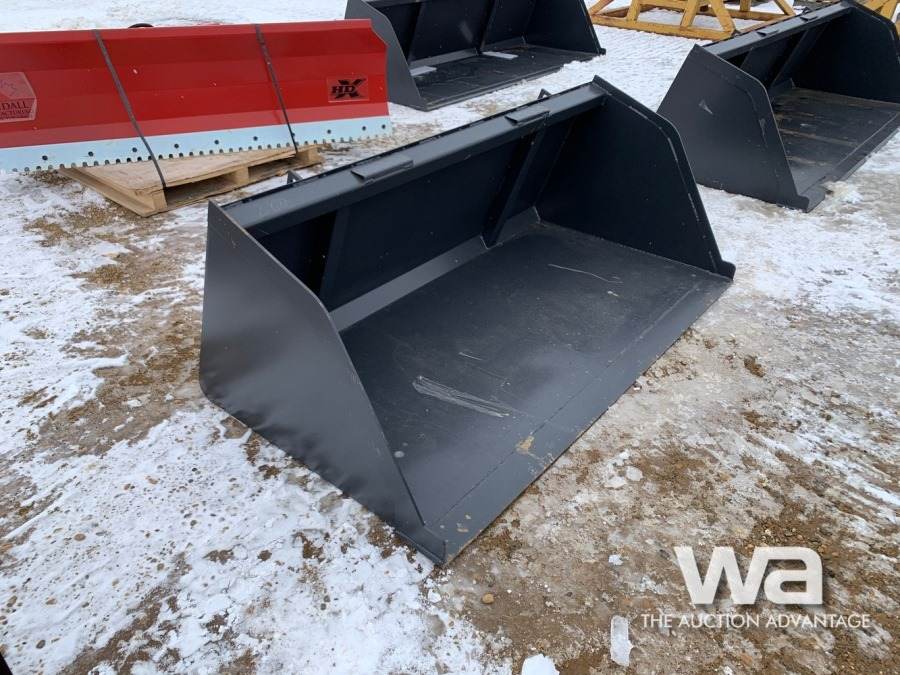 (UNUSED) 6 FT. SKID STEER SNOW BUCKET