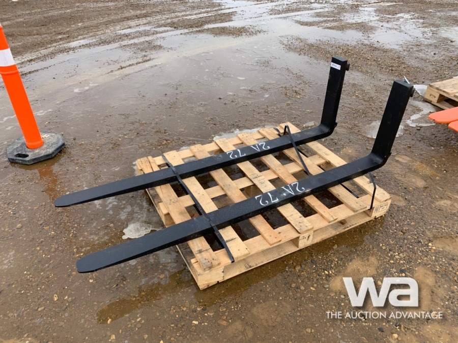 (UNUSED) SKID STEER 72" PALLET FORKS