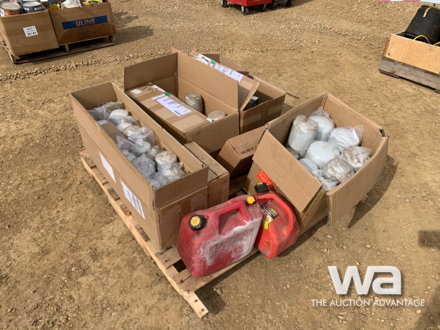 FUEL FILTERS, (2) JERRY CANS