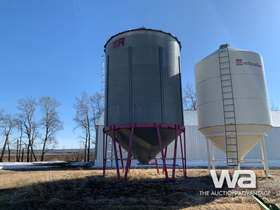 TWISTER 2000 BUSHEL HOPPER GRAIN BIN
