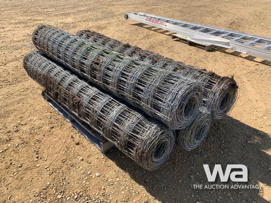 (5) ROLLS OF 7 FT. ELK FENCE