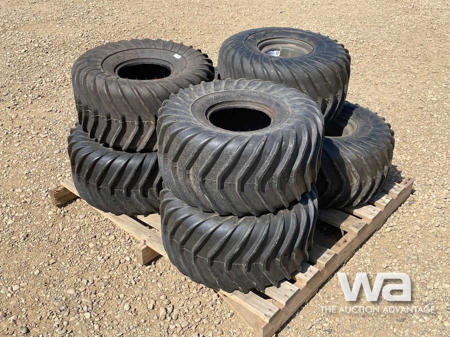 (7) 25x12.009 ARGO TIRES