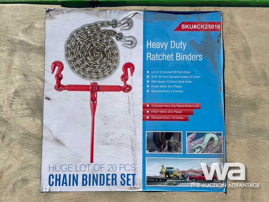 (UNUSED) 20 PCS CHAIN BINDER SET