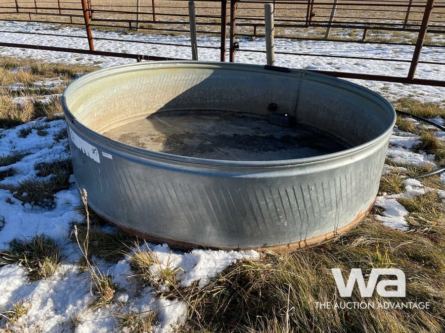 GALVANIZED ROUND WATER TROUGH