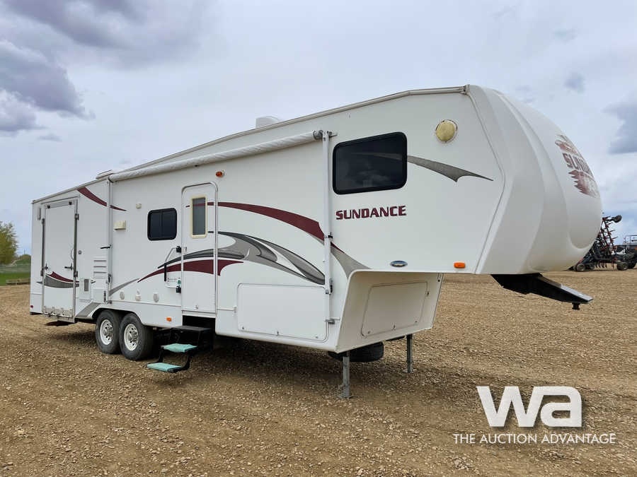 2009 HEARTLAND SUNDANCE 3300 5TH WHEEL TOY HAULER