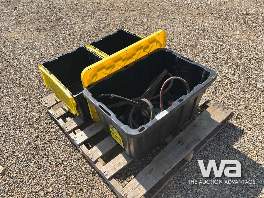 PLASTIC TOTES,CUTTING TORCH OUTFIT