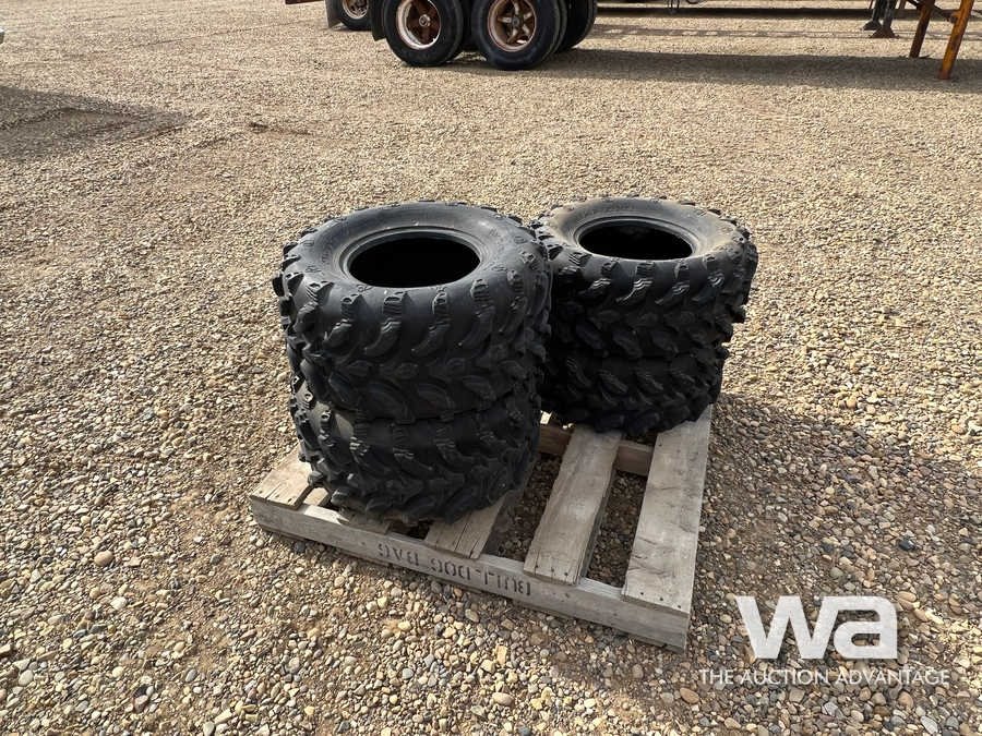 (4) SWAMP LITE 27X1212, 27X1012 ATV TIRES