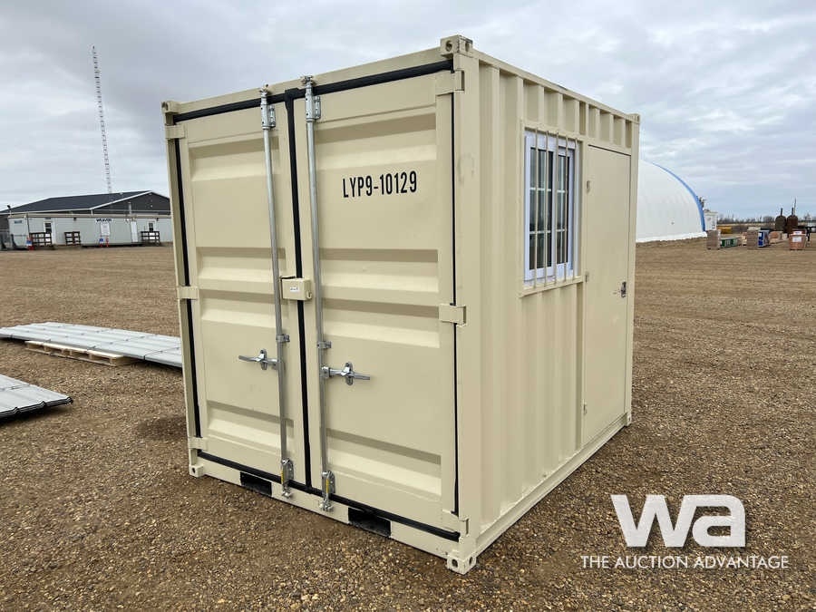 (UNUSED) 9 X 8 FT. SHIPPING CONTAINER