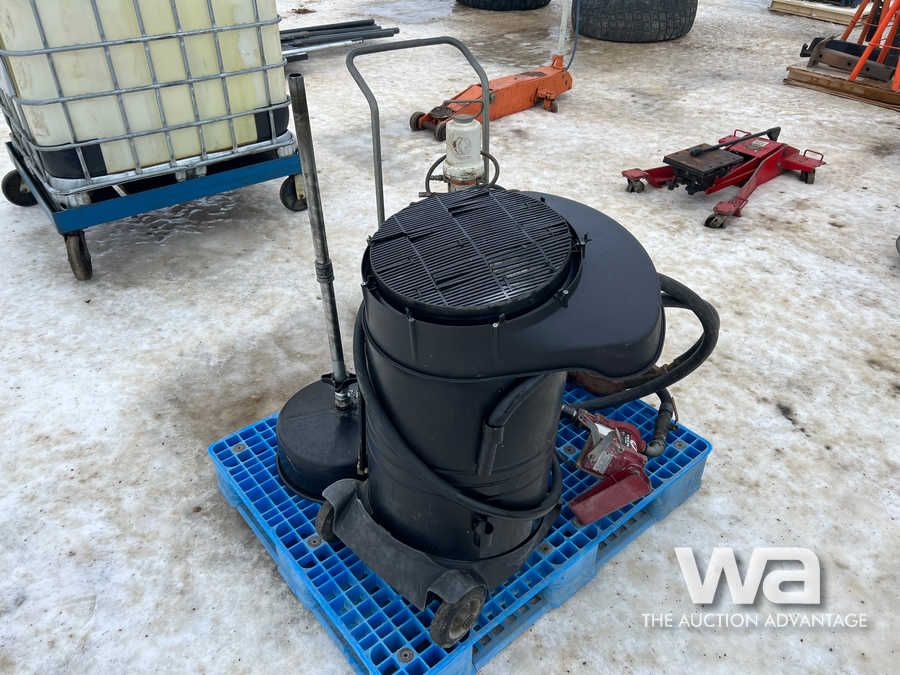 Oil Change Tub, Air Greaser, Fuel Pump