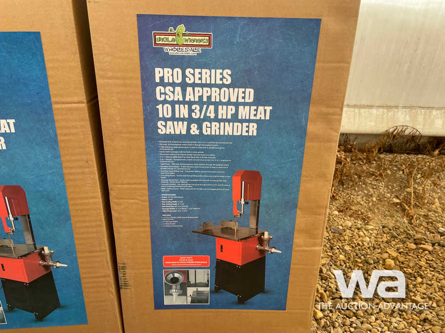 10 IN. 3/4 HP Meat Saw & Grinder