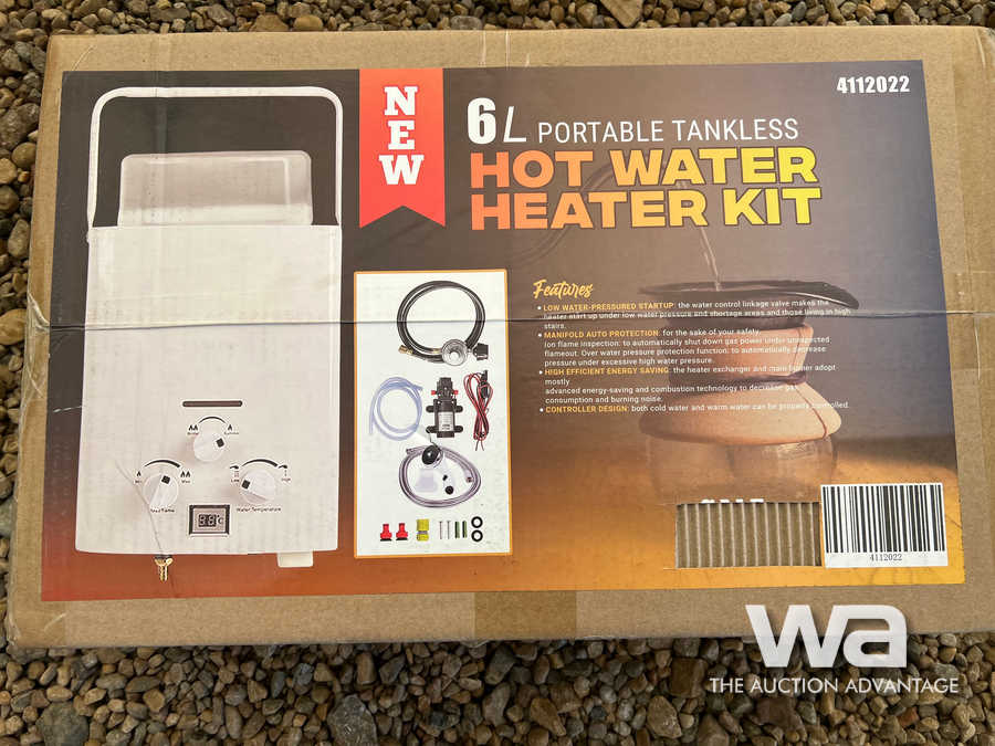 6L Portable Tankless Hot Water Heater Kit