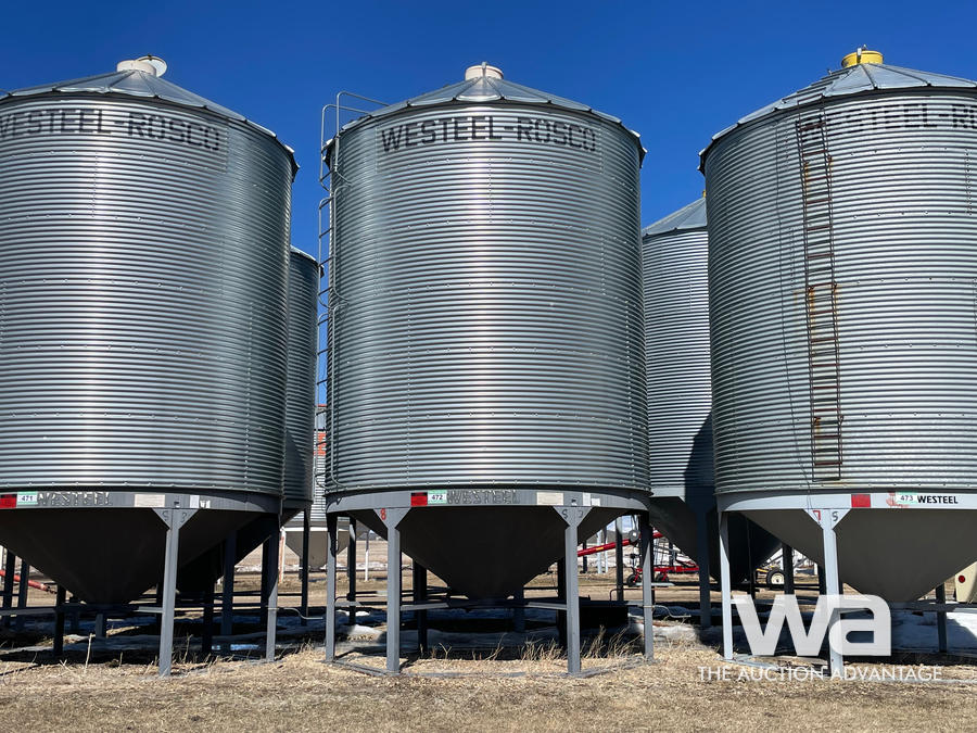 Westeel 2250 Bus. Hopper Bottom Grain Bin 8