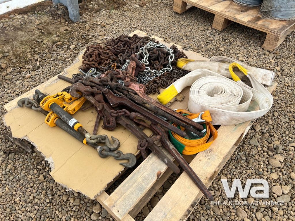 CHAIN BINDERS, CHAINS, TOW ROPES